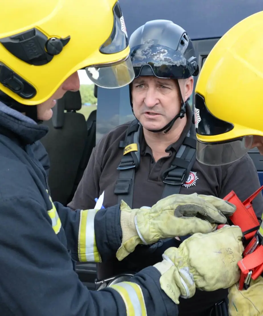 Firefighter trainees